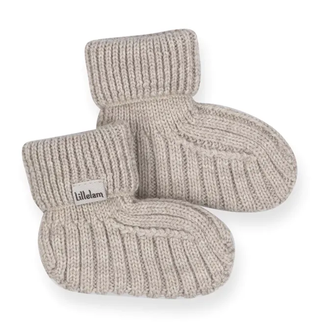 Hovedbilde Lillelam Tøfler Baby Natur, Lys Beige