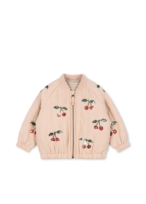 Hovedbilde Juno Sequin Bomber Jacket, Cameo Rose - Konges ...