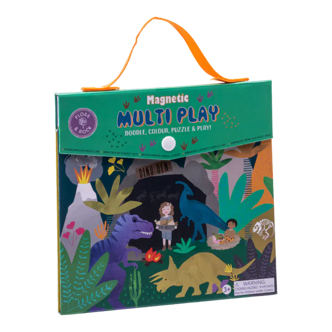 Hovedbilde Magnetisk Multi Play, Dino - Floss & Rock