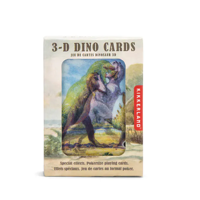 Hovedbilde Kortstokk 3D Dinosaurer
