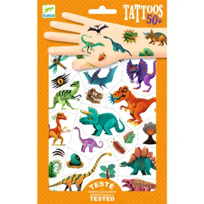 Hovedbilde Tatoveringer med dinosaurer