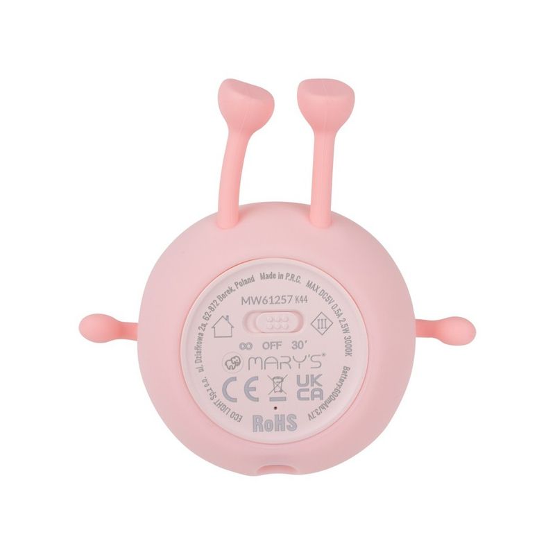 Nattlampe LED, Peach - Mary´s