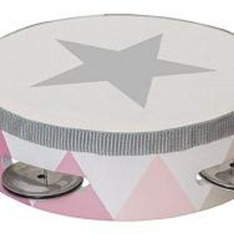 Tamburin Tromme - Rosa Stjerne