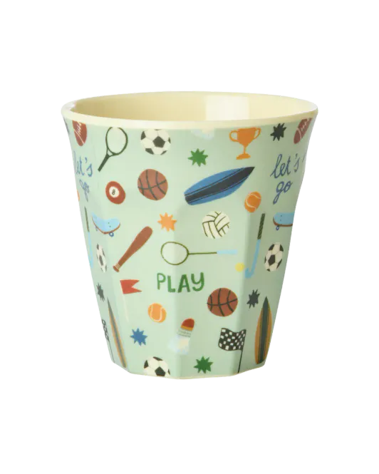 Hovedbilde Kopp i Melamin - Sports Print - Medium