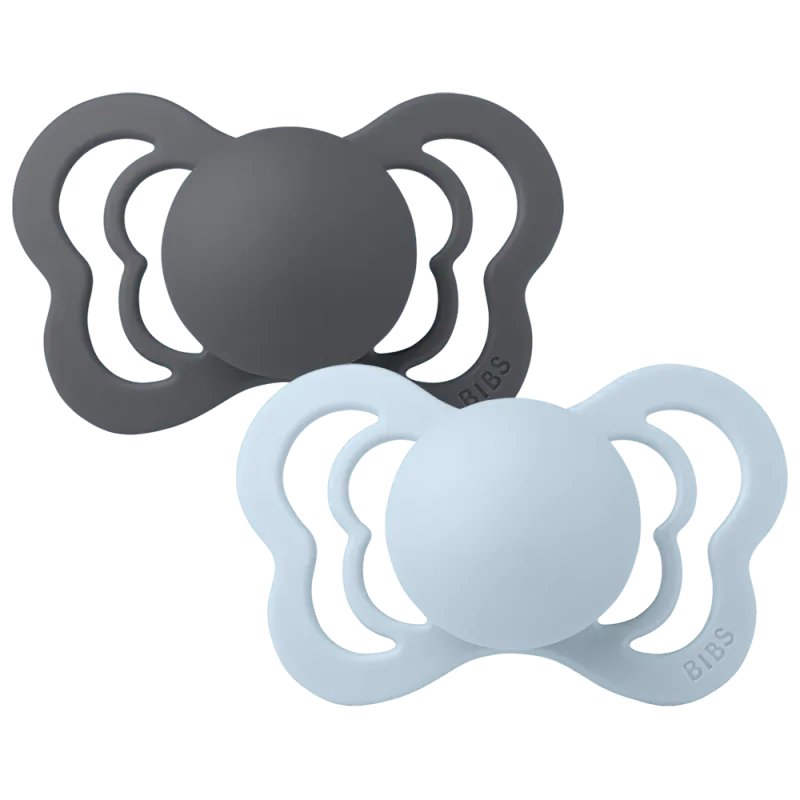 BIBS Couture Str.1 - Silicone - 2.pk.