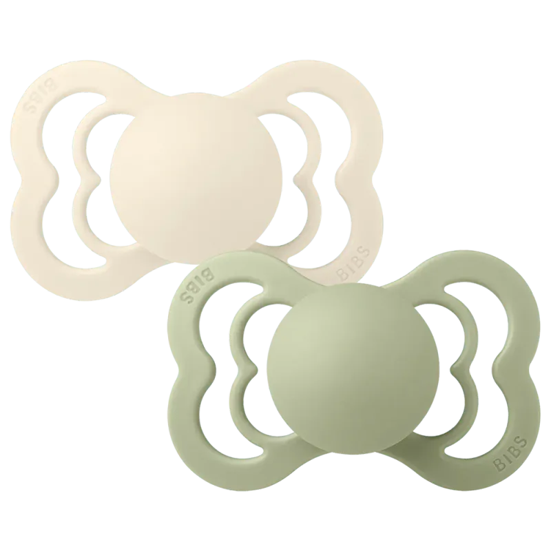 BIBS Supreme Str.1 - Silicone - 2.pk