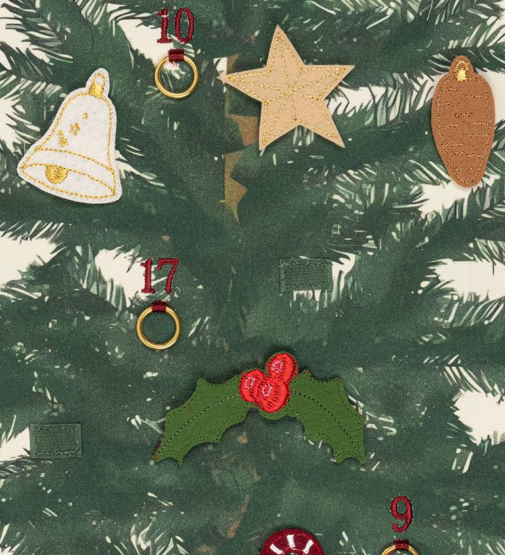 Adventskalender - Med oppheng til gaver